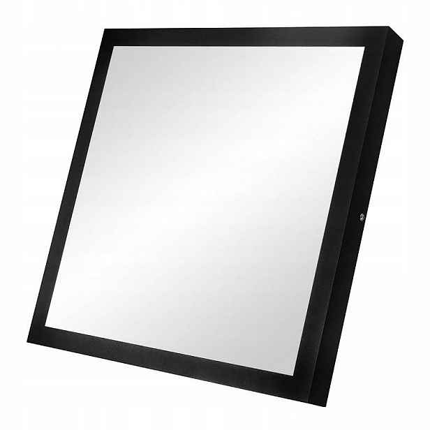 Nástěnný Led panel Černý Stropní Svítidlo Strop Čtverec 40x40 36W Barva 4000K