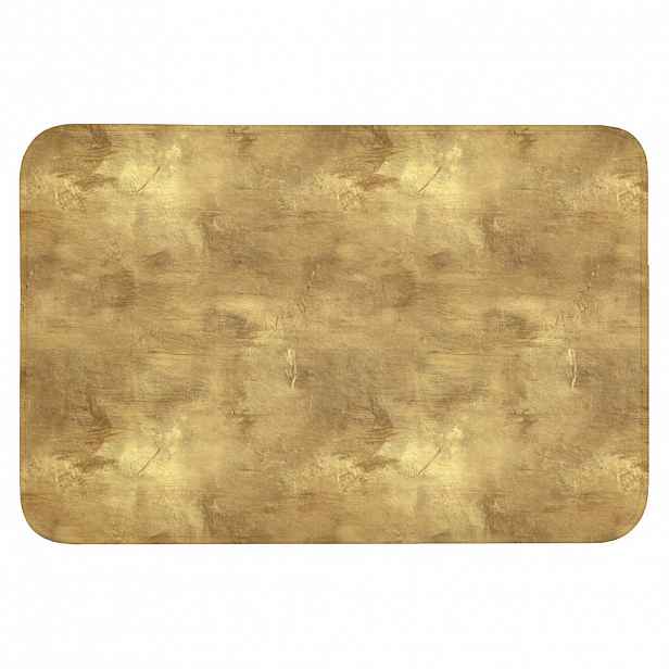 OnlyWow WC PŘEDLOŽKA Industriální - Textura - Zlatá 90x60 cm