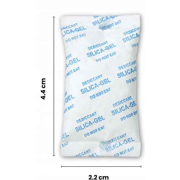 Silica Gel 2g 500 ks Gel Křemičitý pohlcovač vlhkosti