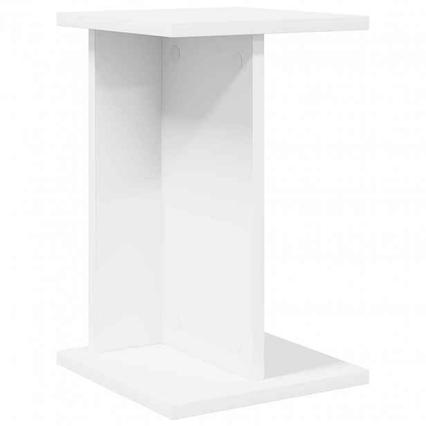 vidaXL Stojan na rostliny Bílá 25 x 25,5 x 40,5 cm Kompozitní dřevo