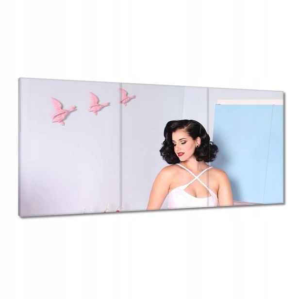 Obrazy 120x60 Vintage Žena Holka