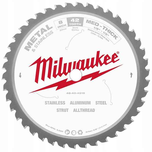 Kotouč na řezání kovu, hliník 203 mm, 42 zubů, otvor 15,87 mm Milwaukee