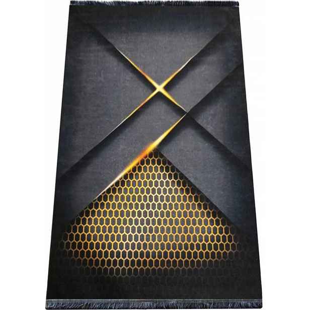 Kusový koberec Black&gold 05 120x180