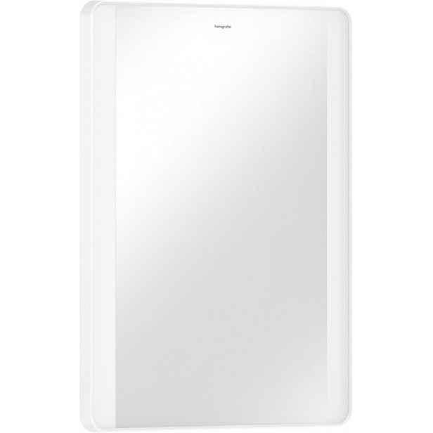 Led zrcadlo s infračerveným senzorem Hansgrohe Xarita Lite Q 50x70 cm bílá matná 54974700