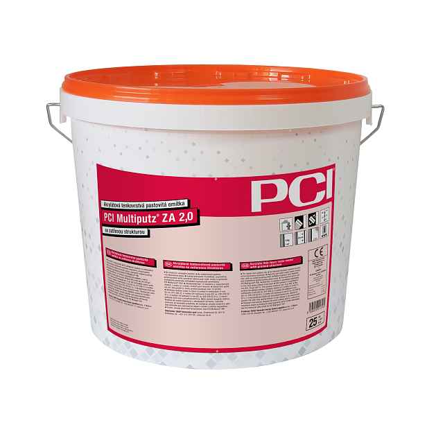 Omítka akrylátová PCI Multiputz ZA zatíraná 2 mm bílá 25 kg