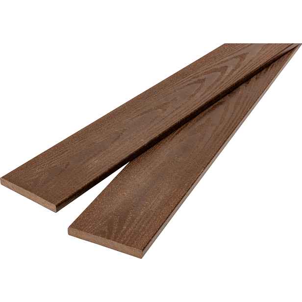 Plotovka dřevoplastová ST Dřevoplast palisander 11×90×1 000 mm