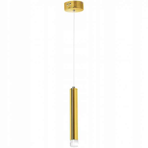 Závěsná lampa Goldie 5W Led 10x3.5 cm moderní zlatá 4000K IP20