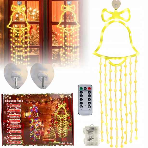 Led Vánoční Osvětlení Venkovní Osvětlení 8 Režimů 27 X 83 CM