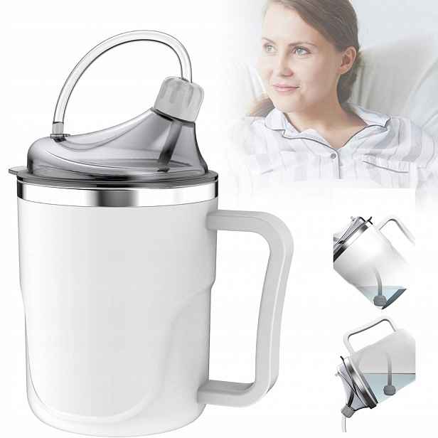 Nekapající Hrnek Pro Dospělé O Objemu 400 ML, Zabraňuje Vytékání