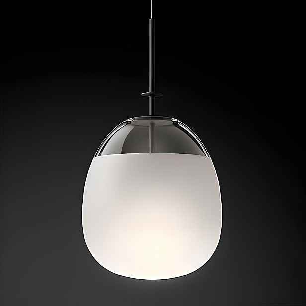 Skleněná závěsná lampa E27, moderní, minimalistická, nastavitelná
