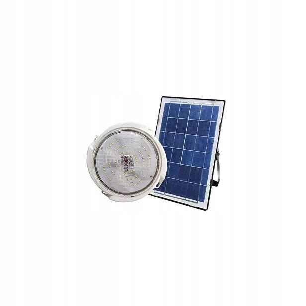 Solární Led Lampa 50W 900LM IP65 Senzor Soumraku Dálkový Ovladač