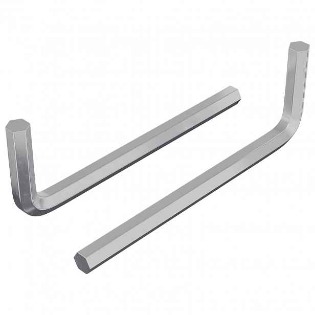 vidaXL Šestihranný klíč 2 ks Stříbrná 32 x 86 mm Ocel