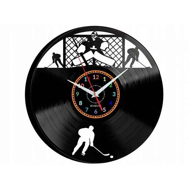 Hokey Dárek Originální dekorace do domu Hodiny z vinylové desky