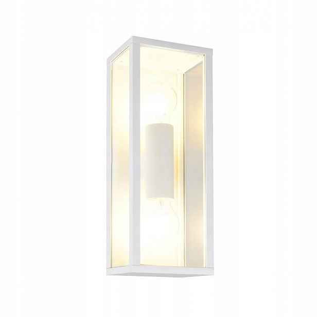Lampa Venkovní nástěnné svítidlo Moderní 2xE27 Hliník Sklo IP44 Koriel Trio
