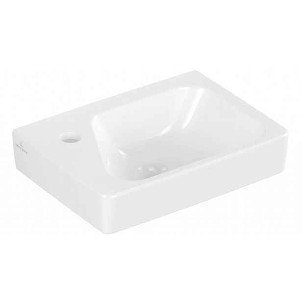 Villeroy & Boch Architectura - Umývátko 36x27 cm, s přepadem, otvor pro baterii vlevo, alpská bílá 43853601