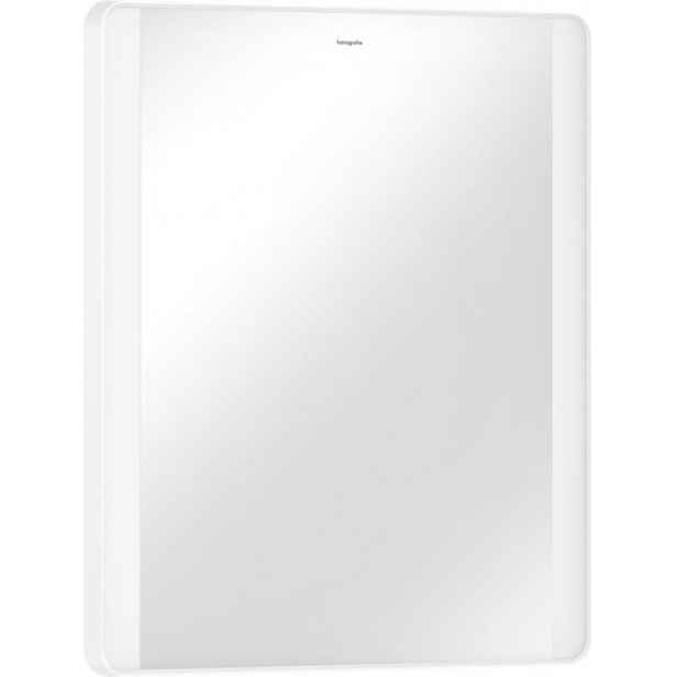 Led zrcadlo s infračerveným senzorem Hansgrohe Xarita Lite Q 60x70 cm bílá matná 54975700