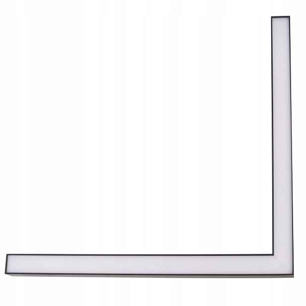 Rohová Led kolejnicová lampa Magnetic černá 17 W Zigbee MaxLight