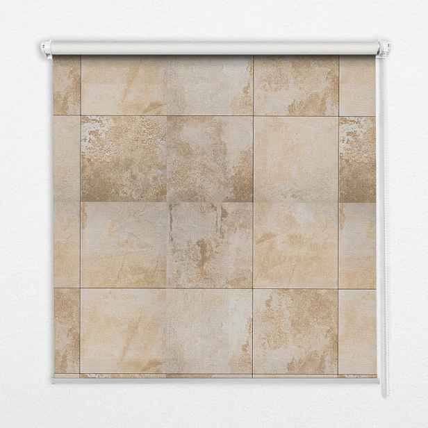 TULUP VNITŘNÍ roleta - okenní roleta - roleta - 100x100 cm - Dlaždice