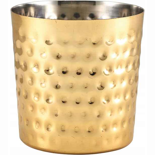 Genware Servírovací miska nerezová, výška: 85 mm, průměr: 85 mm, zlatá
