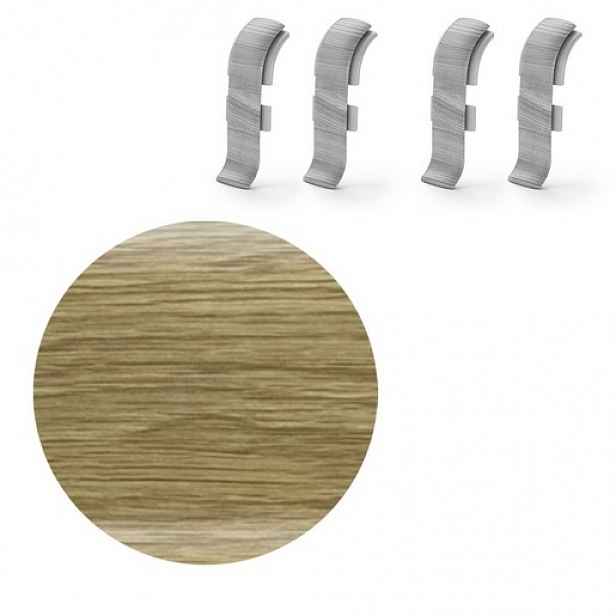 Spojka k soklu Naturel dub Canyon , PVC délka 0,5 cm, výška hrany 56 mm, NATNGTF77