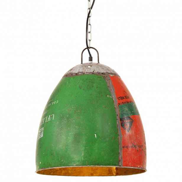 vidaXL Industriální závěsná lampa 25 W vícebarevná kulatá 42 cm E27