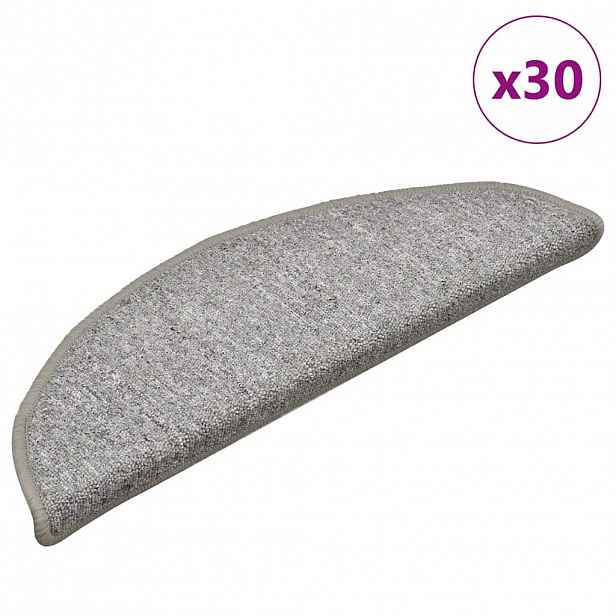 vidaXL Samolepicí schodové rohože 30 ks 56 x 17 x 3 cm Non-Slip