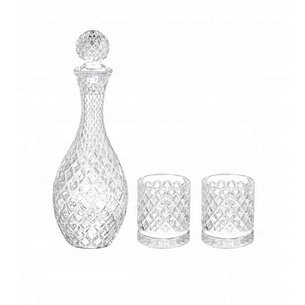 Komplet karafa 1300 ml sklenice 2 × 300 ml Whisky