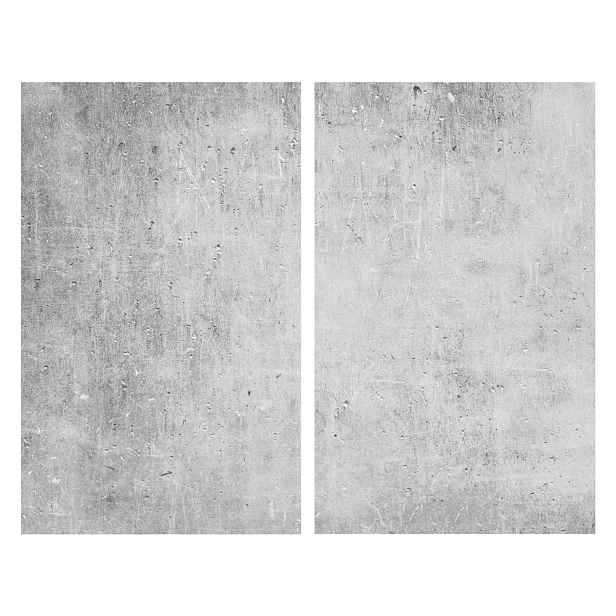 Kryty na sporák z tvrzeného skla v sadě 2 ks 52x30 cm Concrete – Allstar