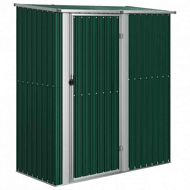 vidaXL Zahradní domek zelený 180,5 x 97 x 209,5 cm pozinkovaná ocel