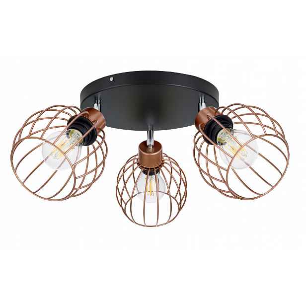 Lampa stropní svítidlo pohyb stropní lustr loft drát koule 3