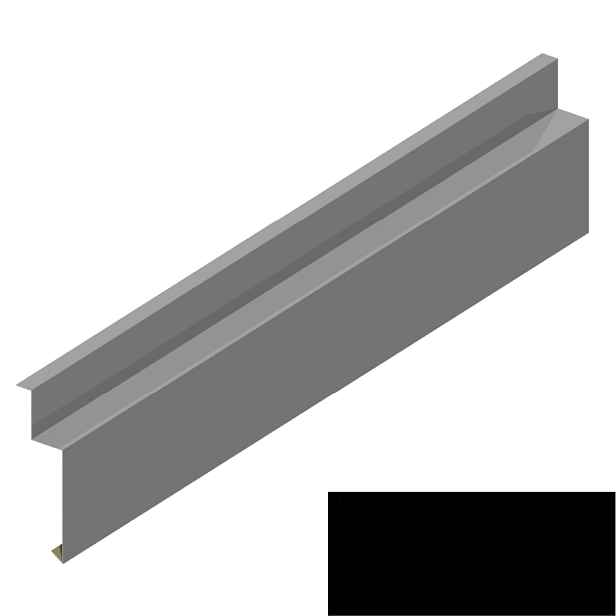 Dilatační lišta RS138S-90 SP 25 RAL 9005 černá