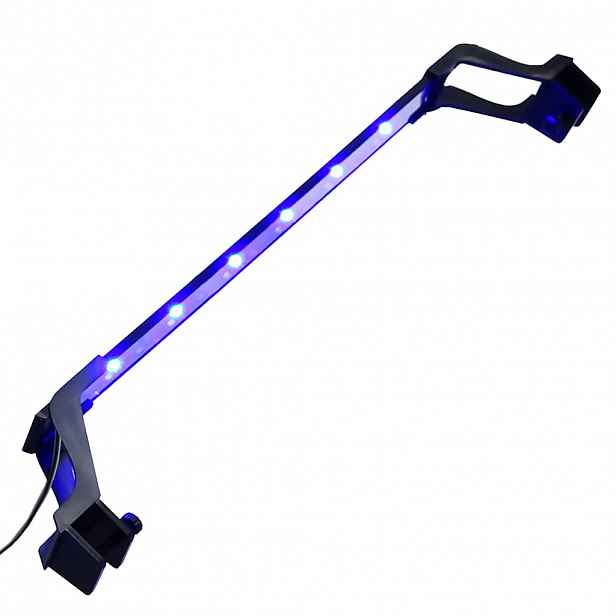 vidaXL LED světlo do akvária se svorkami 55–70 cm modré a bílé