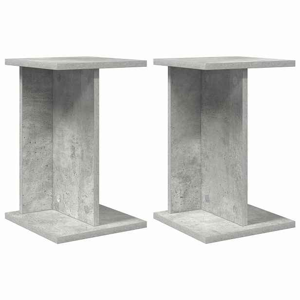 vidaXL Stojan na rostliny 2 ks Betonově šedá 25 x 25,5 x 40,5 cm