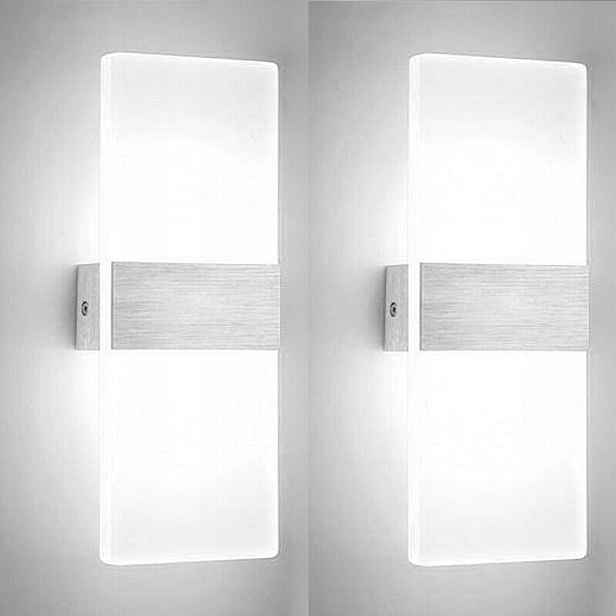 2x 18W Nástěnné Led svítidlo Nástěnné svítidlo Do Interiéru Moderní 6000K