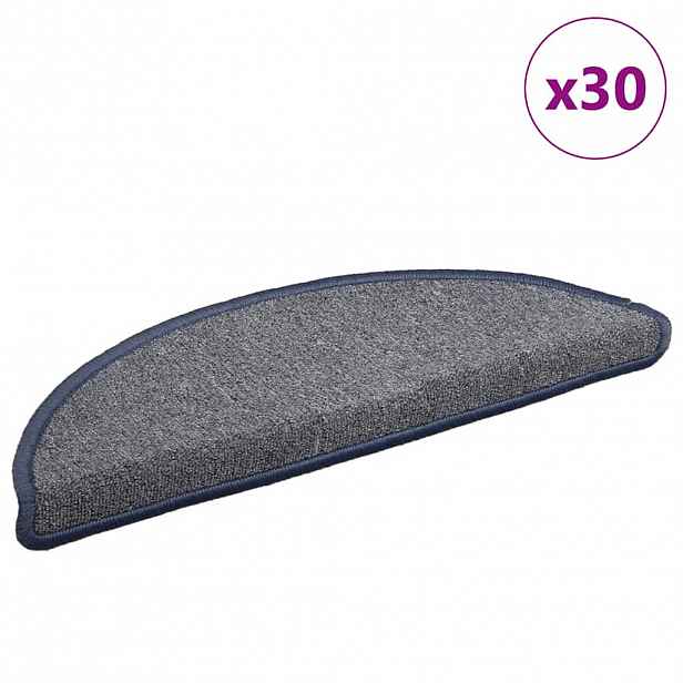 vidaXL Samolepicí schodové rohože 30 ks 56 x 17 x 3 cm Non-Slip