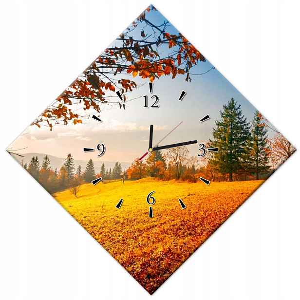 Hodiny 56x56 Podzimní krajina