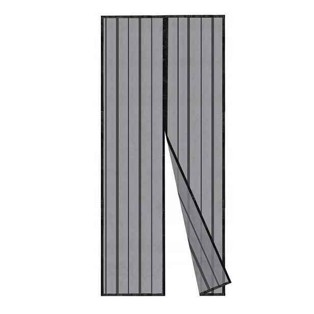 Luyanxy Moskytiéra magnetická černá na dveře 85 x 215 cm