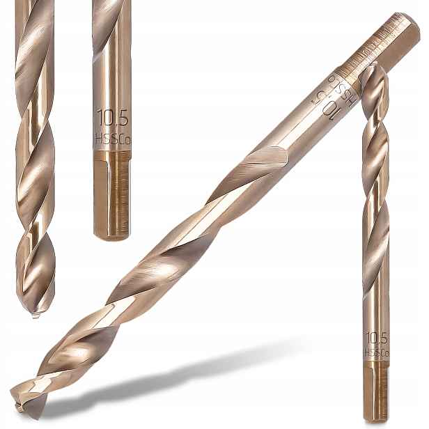 Vrták Kobaltový Kov 10,5 mm z nerezové oceli, litina Hss-g Milwaukee R6