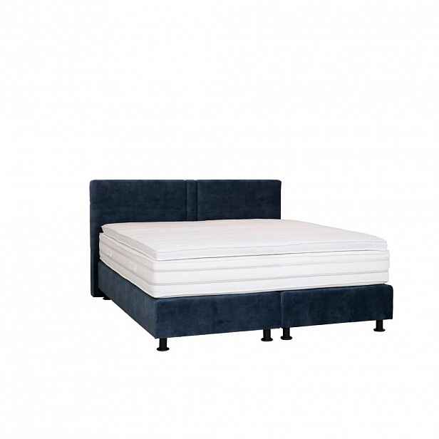 XXXLutz POSTEL BOXSPRING, 180/200 cm, textil, petrolej Beldomo - Sleep - Postele boxspring - 002873002101