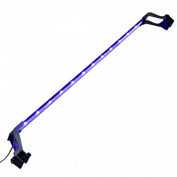 vidaXL LED světlo do akvária se svorkami 90–105 cm modré a bílé