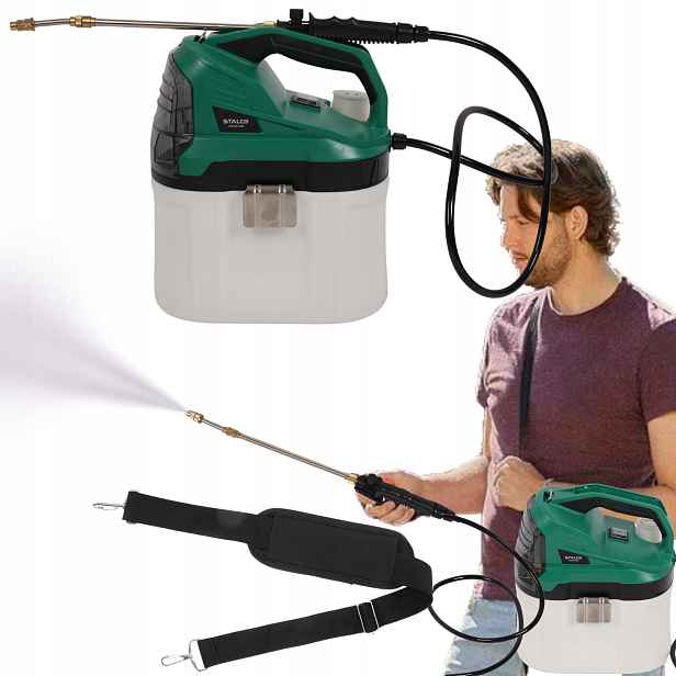 Zahradní Akumulátorový Postřikovač Na Akumulátor 7.5 L 20 V S Lankou 2 Bar