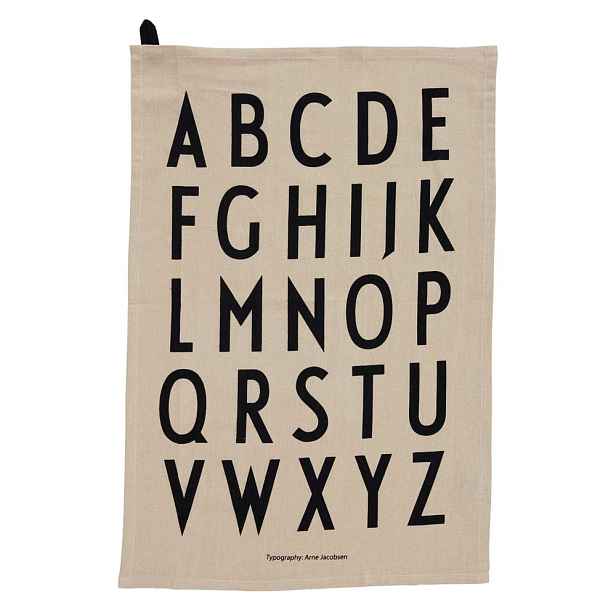 Bavlněné utěrky v sadě 2 ks 40x60 cm – Design Letters