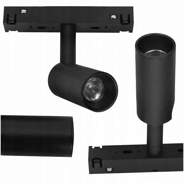 Magnetický Reflektor 3V3000K Černý, Útulná Barva Světla DDCX-007