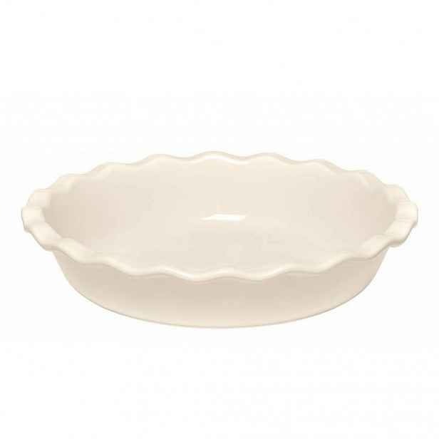 Emile Henry Forma na koláč 26 cm, smetanová