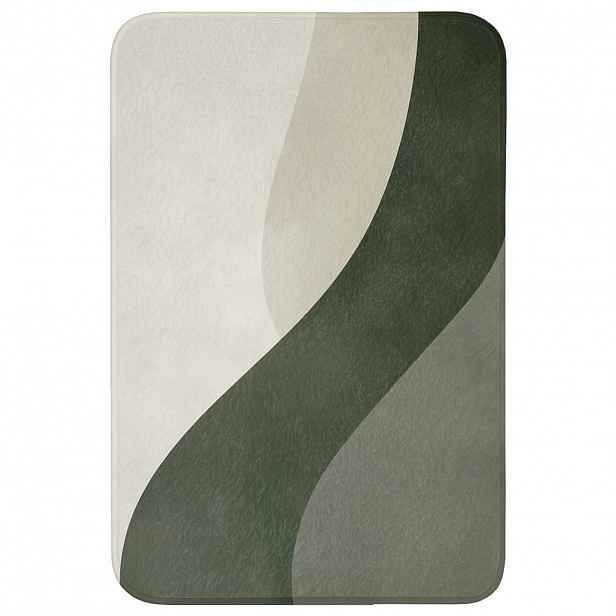 OnlyWow WC PŘEDLOŽKA Japonsko - Zelená - Abstraktní - Moderní 60x90 cm