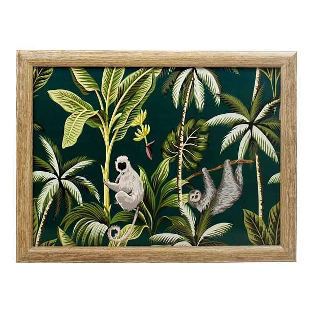 Podnos na nohy Jungle Black - 43*33*7cm Mars & More