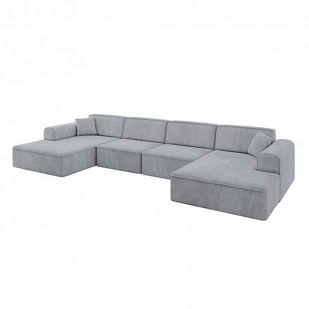 ALTDECOR SEDACÍ souprava IREA-U2-v3 – 386 x 165 x 77 cm, šedá