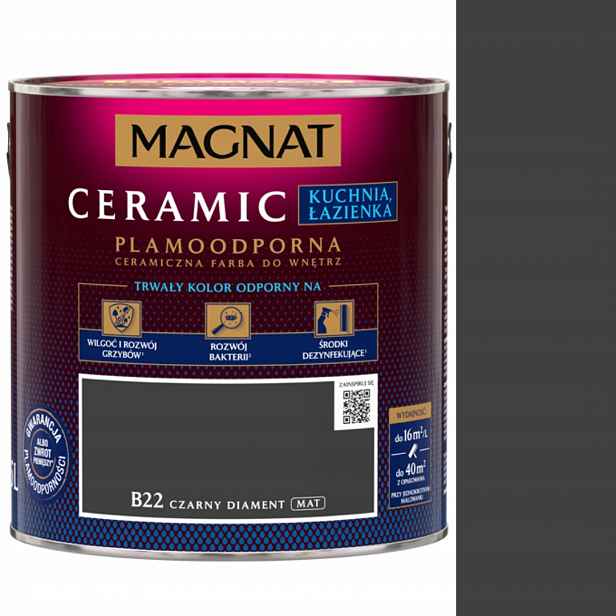 Barva Magnat Ceramic Kuchyně Koupelna 2,5L B22 Černý Diamant