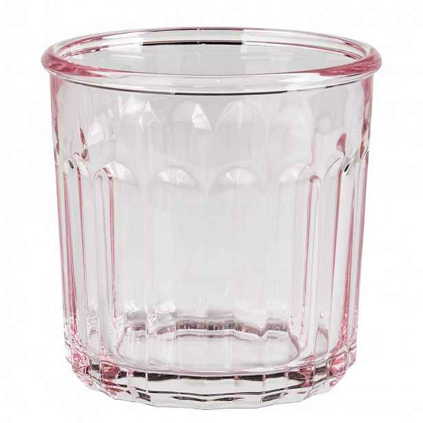 Butlers BARETTO Sklenice na vodu 380 ml - růžová