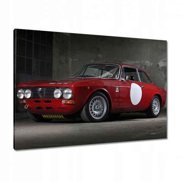 Obrazy 100x70 Červená Alfa Romeo